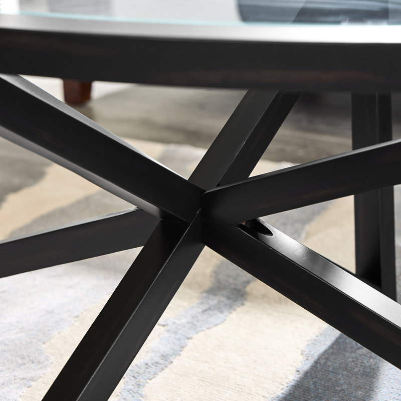 Table basse moderne Modern Living, Noir