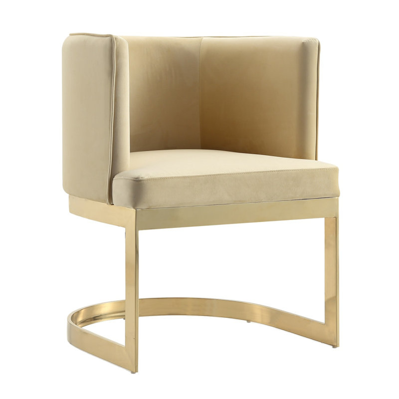 Chaise en velours Aura