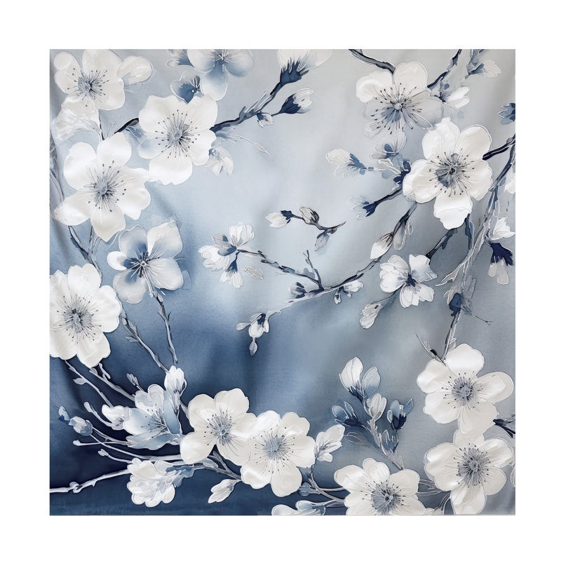 Art sur toile «Bachelor bleu matin III», H 14 po x l 14 po