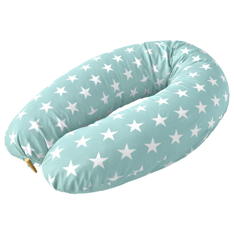 Friends Geometric Cot Pillowcase, Mint