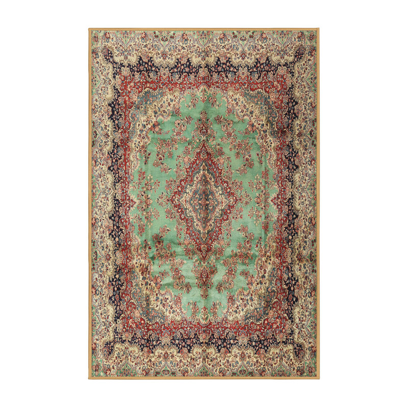 Tapis oriental beige, Rectangle 5 pi x 7 pi