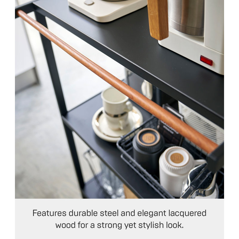 Yamazaki Home 3-Tiered Storage Rack Kitchen Shelf Organizer