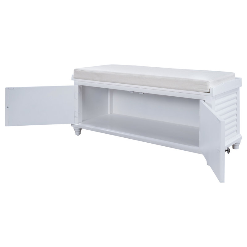 Banc de rangement Fetterman, Blanc