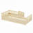 Twin Size Montessori Wooden Floor Bed With High Security Barrier And Natural Wood Slats, Ideal For Children's Safety And Comfort-1703729951-1703729949