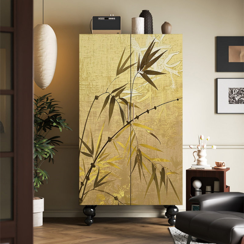 Garde-robe moderne en bambou