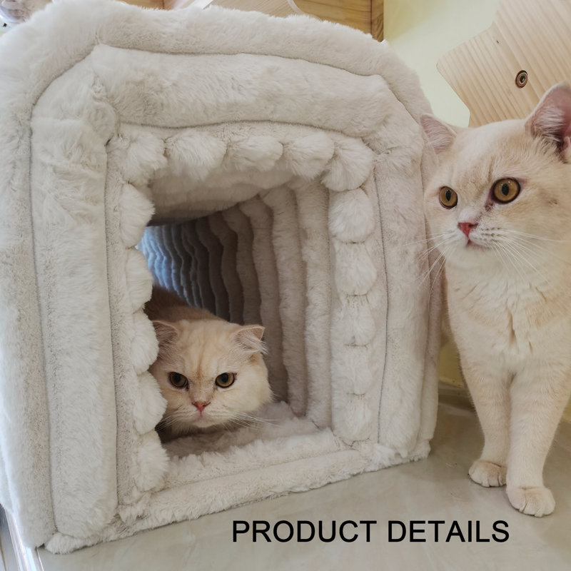 Ottoman Bench Storage Foot Rest For Couch Pet Supplies Corduroy Bench Cat's Nest To Hide For The Living Room, Entryway And Bedroom