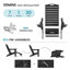 Chaise pliante en PEHD Adirondack avec repose-pieds rétractable-619980138