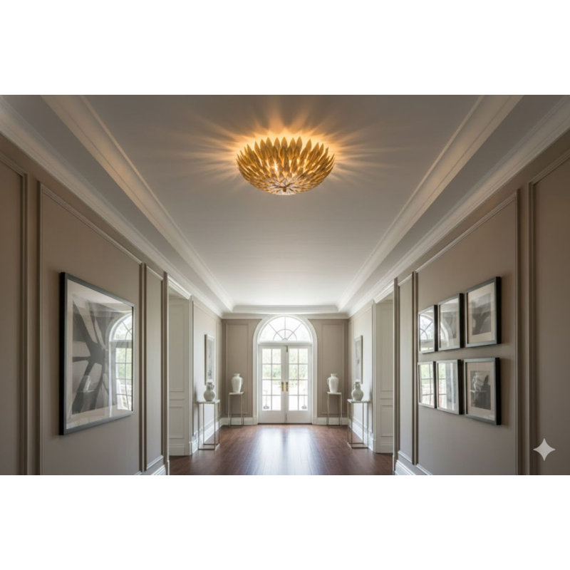 Plafonnier encastré 3 lumières Eclectic, H 5,5 po x l 18 po x P 18 po