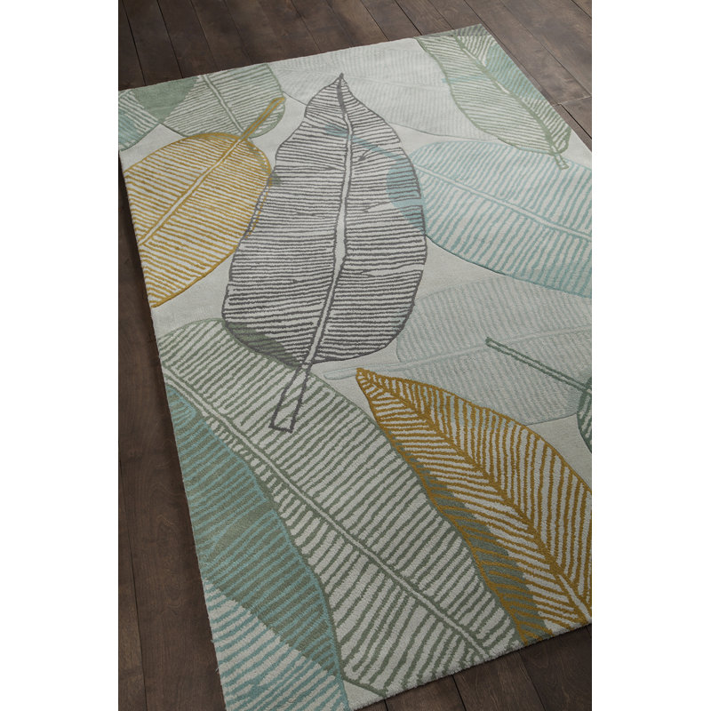 Jessica Swift Wool Floral Area Rug, Rectangle 7'9" x 10'6"