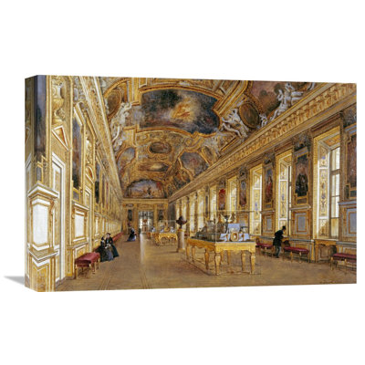 " The Interior Of The Louvre " by Victor Duval