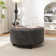 Bryonie Round Cocktail Ottoman with Storage