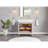 36" Solid Wood Bathroom Vanity with 1" Engineered Marble Top, Single Sink-366990476