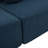114.9" Blue Boneless With - Combined Functionality, Curved End Ottomans, 24.4" Seat Depth, High Density Foam And Soft Boucle Surface Design, Deep Seating, Pocket Springs Lumbar Support Pillows-1759432943
