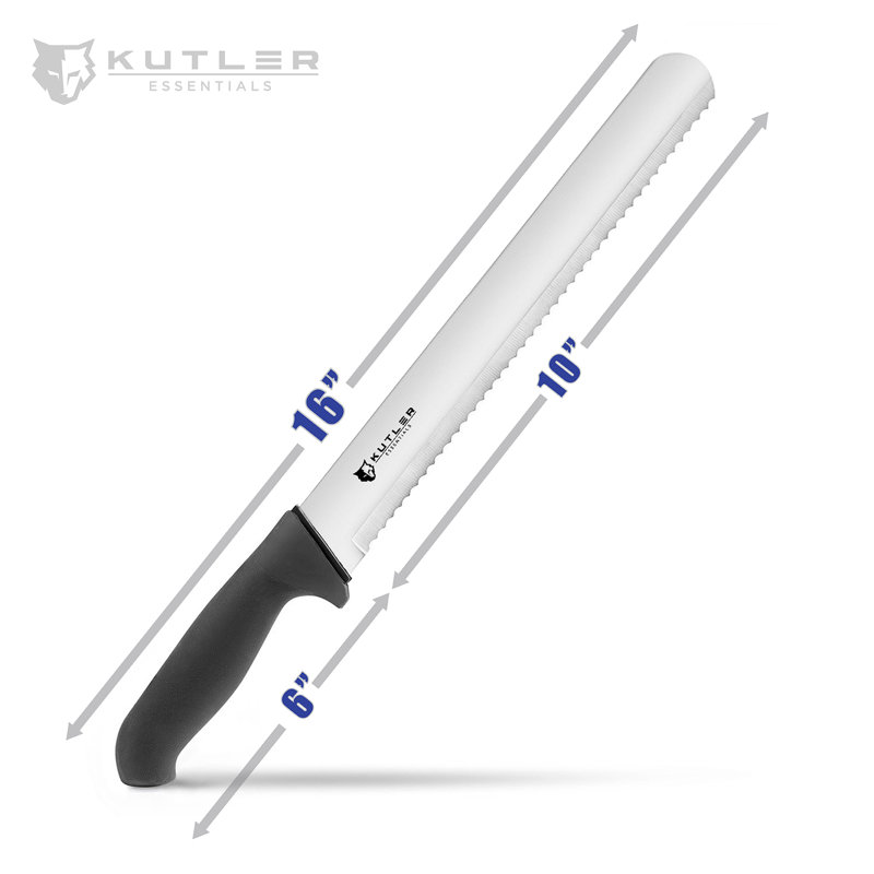 10" Stainless Steel Serrated Knife