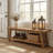 Solid Wood 63"Shoe Bench With 2-Tier Storage, Rustic Entryway Bench For Hallway,  Farmhouse Style