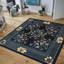 Savannha Floral Area Rug in Blue