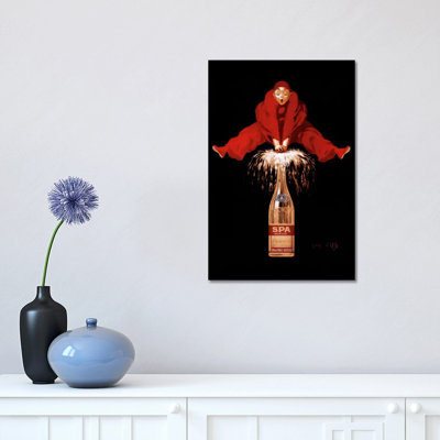 Belgium Liquor Red Man - Print on Canvas