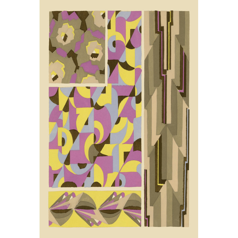Art Deco Designs I, H 18 po x l 12 po