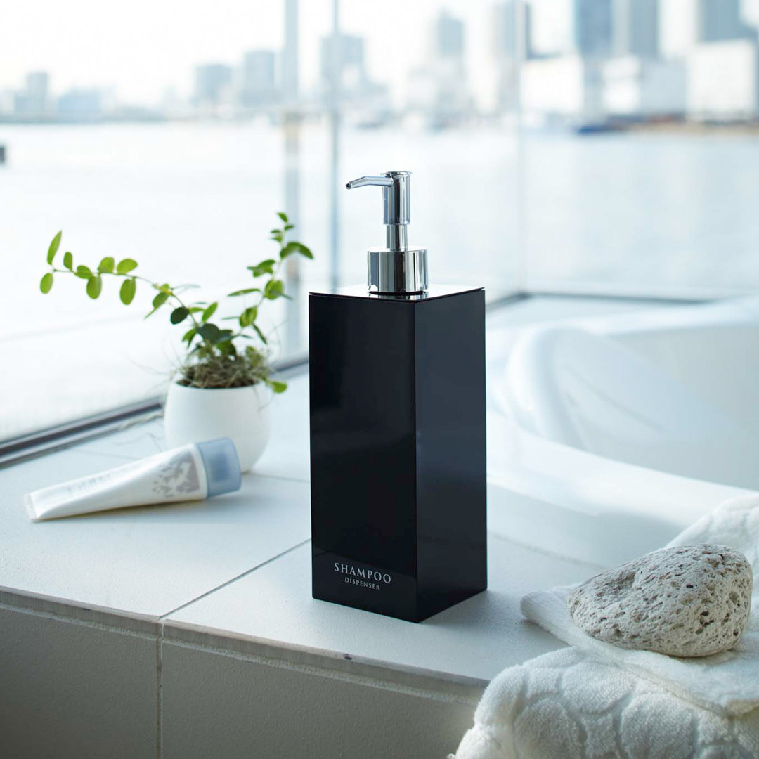 Yamazaki Home Square Shower Dispenser - Three Styles, ABS Plastic, Shampoo Yamazaki Home 