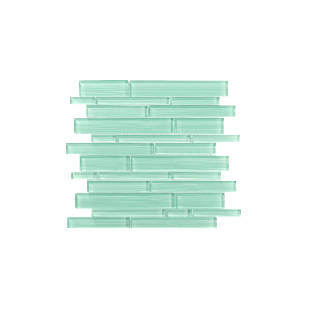 Premium Hand Painted Glass Linear Mosaic Tile WS Tiles® 