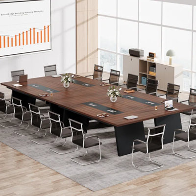 8ft Conference Table, Modern Office Meeting Room Table