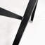 Anco Oak Solid Wood Top Metal Base Dining Table-1298003657-1298003658