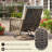 Outdoor Couch And High Back Swivel Rocker Patio Chairs With Ottoman-1457382252