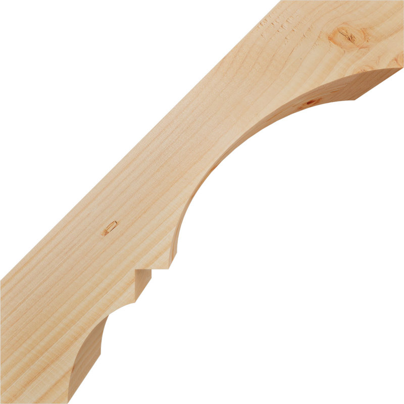 Genouillère Balboa, Sapin de Douglas, Lisse, H 18 po x l 5,5 po x P 18 po