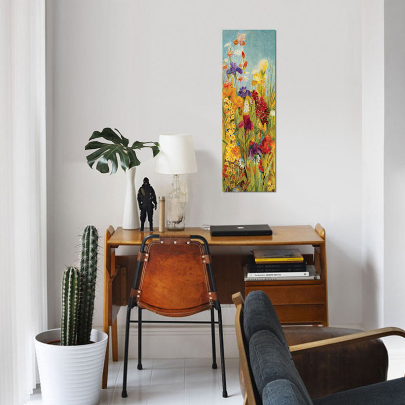 «Merriment I», reproduction sur toile, H 60 po x l 20 po x P 1,5 po, Toile tendue