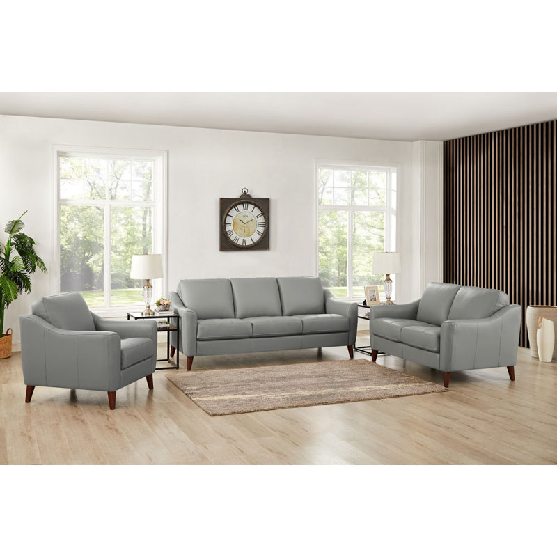 3 - Piece Leather Living Room Set