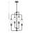 Nunley 4-Light Chandelier in Matte Black-1166042964-1166042965