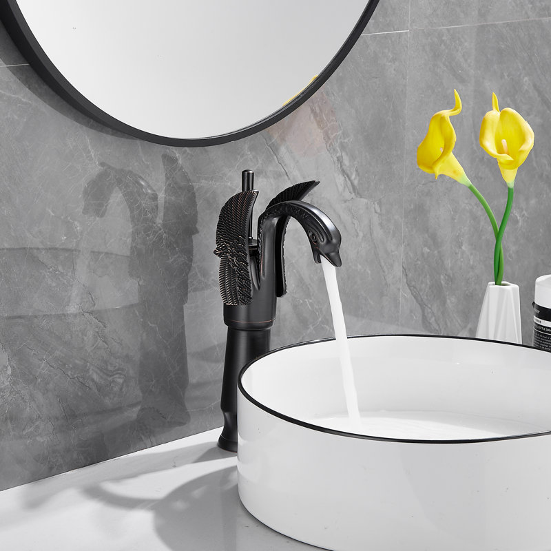 Robinet de salle de bain vasque, Bronze huilé