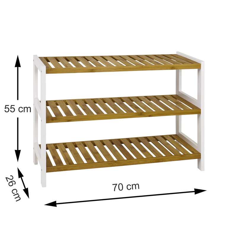 Robscott 12 Pair Shoe Rack