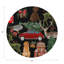 Vegan Leather Round Placemats-1970302773