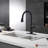 Mondawe Pull Down Kitchen Faucet-72651135