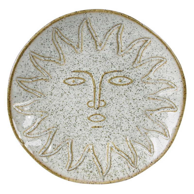 Plateau en céramique Sun Face