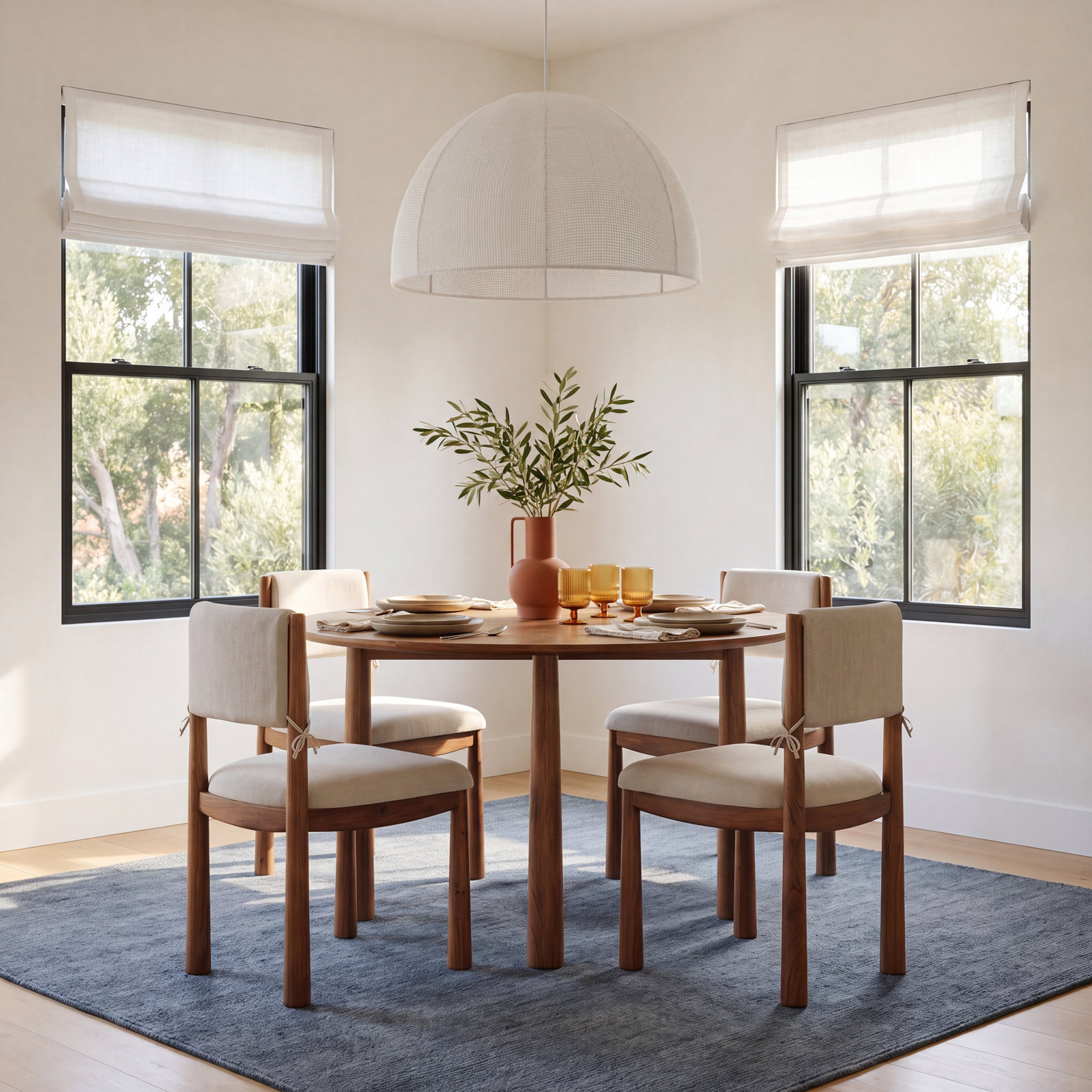 Acacia Dining Table Set