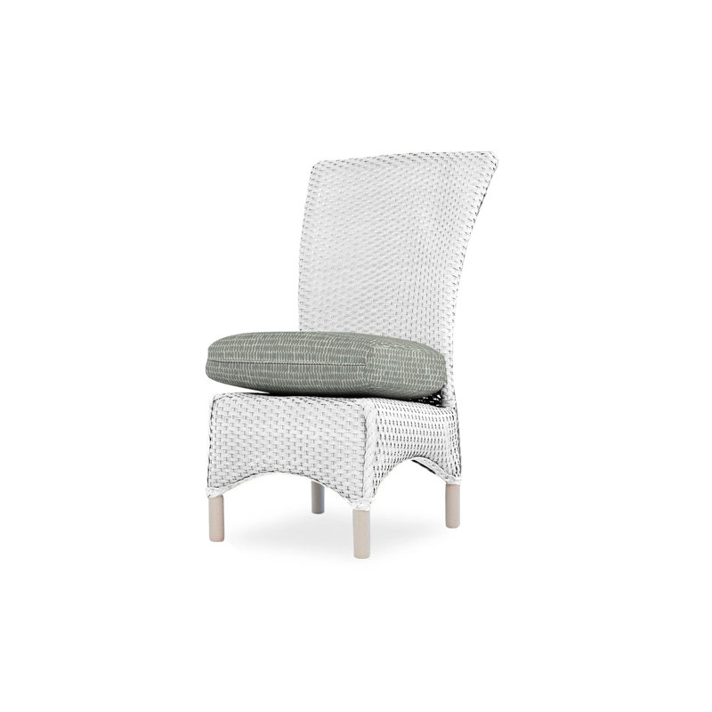 Mandalay Outdoor Dining Armchair, White, Demo Oatmeal