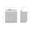 Ensemble de meuble-lavabo simple 37 po Partham-2142132002