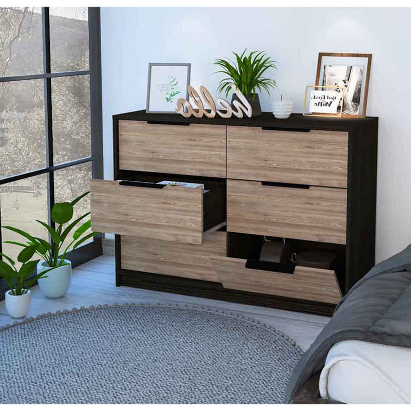 Commode 6 tiroirs Dellana