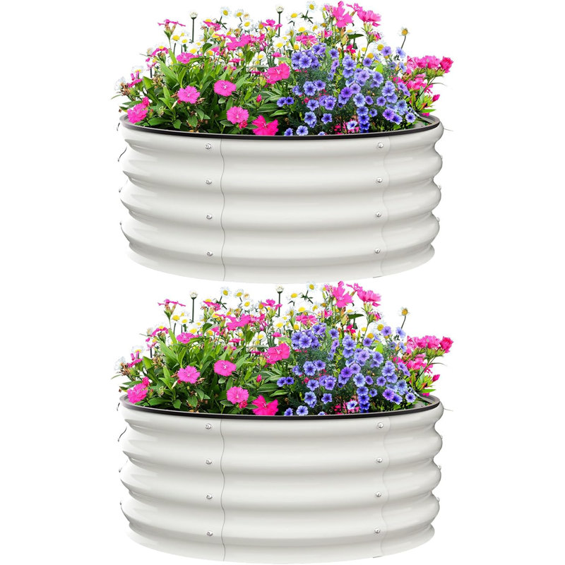 Raised Garden Bed, White