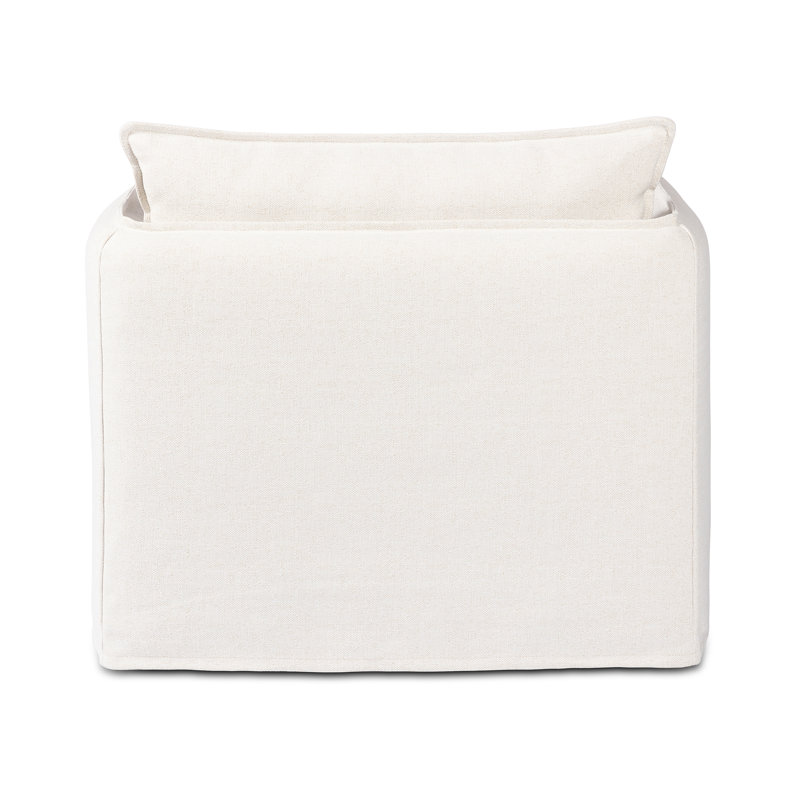 Andre Swivel Armchair, Alessi Linen Polypropylene/Olefin