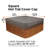 Khalil Water-Resistant Square Hot Tub Cover-1871576355