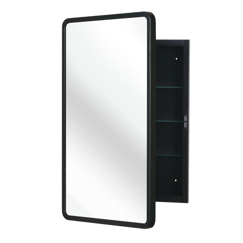 Kinzley Iron Rectangle Mirror, 24" x 16"
