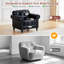 Chaise d'appoint en similicuir avec coussin-235384892