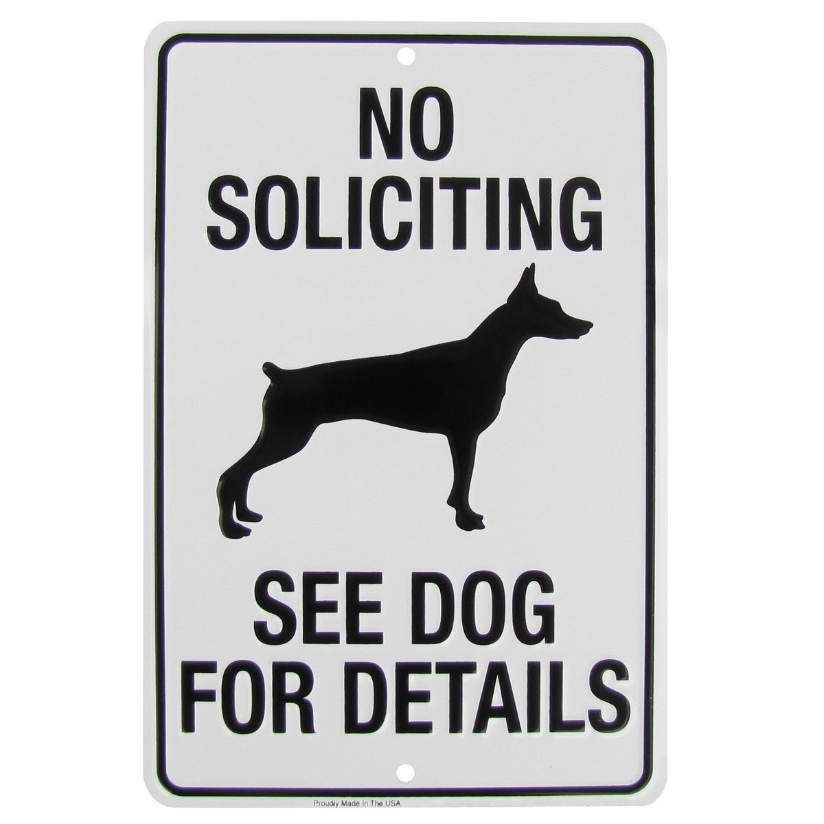 No Soliciting Go Away See Dog For Details Funny Metal Sign Yard Fence Home Decor No Soliciting Go Away See Dog For Details Funny Metal Sign Yard Fence Home Decor