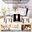 Table ronde de 43 pouces Mid-Century