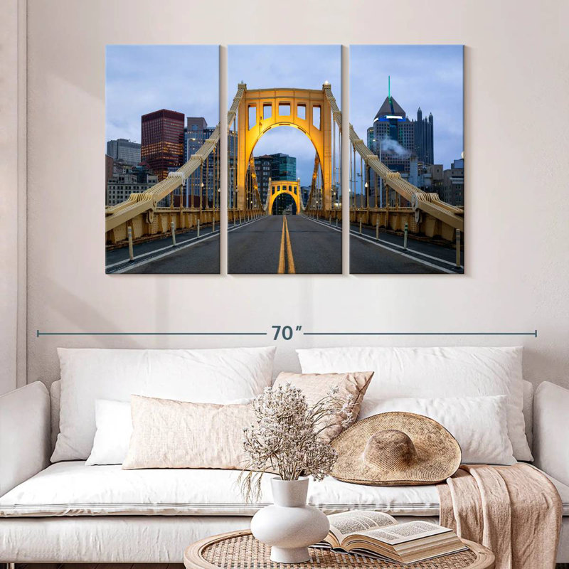 Mehar Roberto Clemente Bridge, 32" H x 50" W
