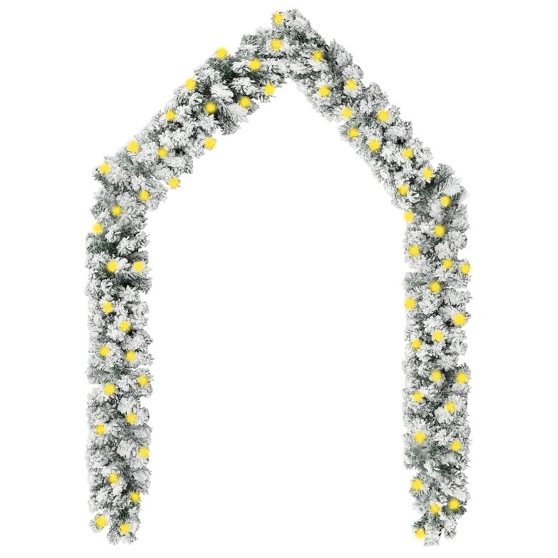 Guirlande de neige floquée The Seasonal Aisle, 196.85cm L