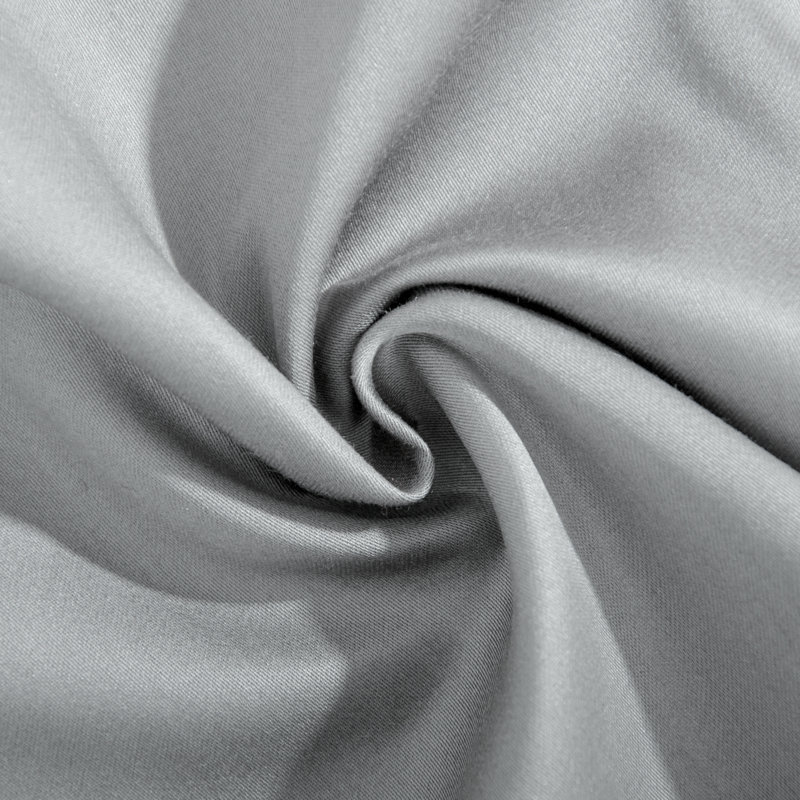 100% Cotton Standard - Set of 2, Light Gray, Queen